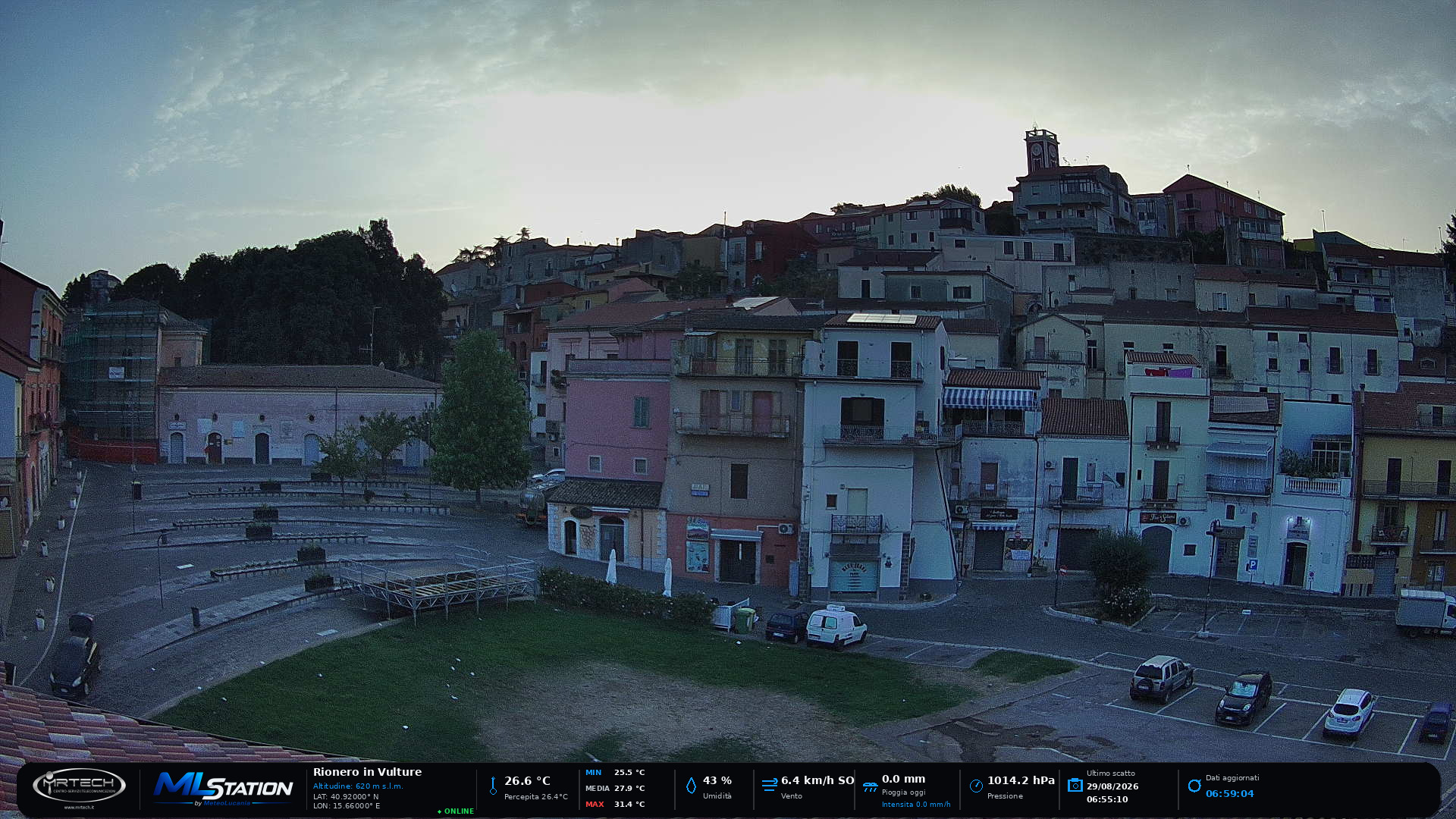 Webcam live di Rionero in Vulture
