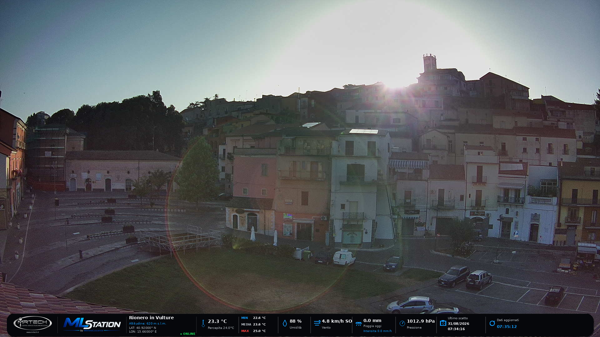 Webcam live di Rionero in Vulture