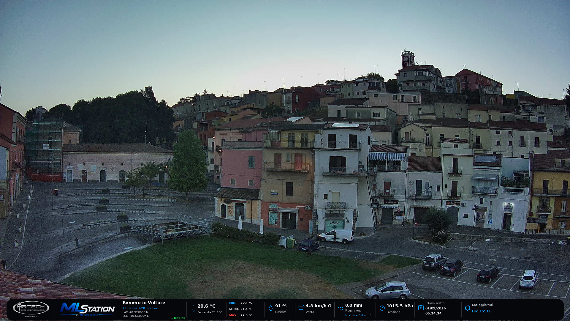 Webcam live di Rionero in Vulture