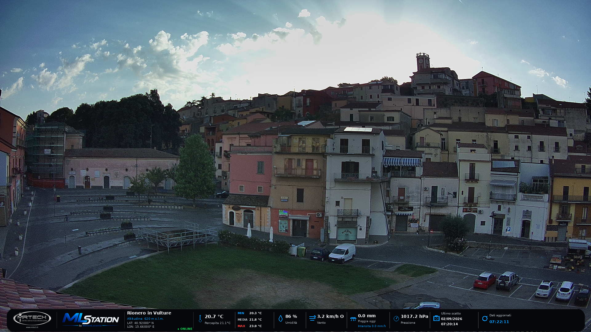 Webcam live di Rionero in Vulture