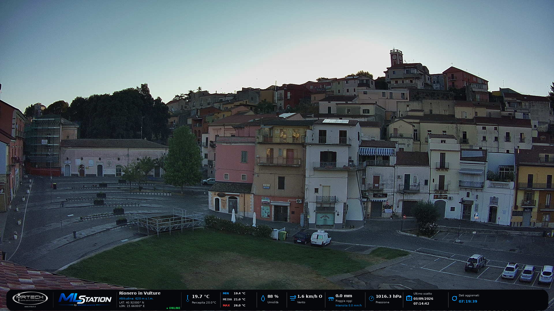Webcam live di Rionero in Vulture