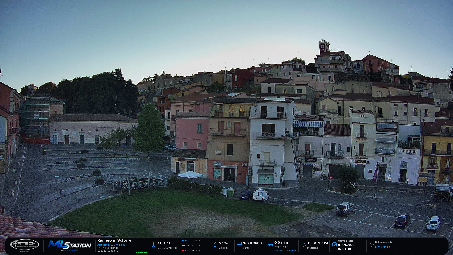 Webcam live di Rionero in Vulture