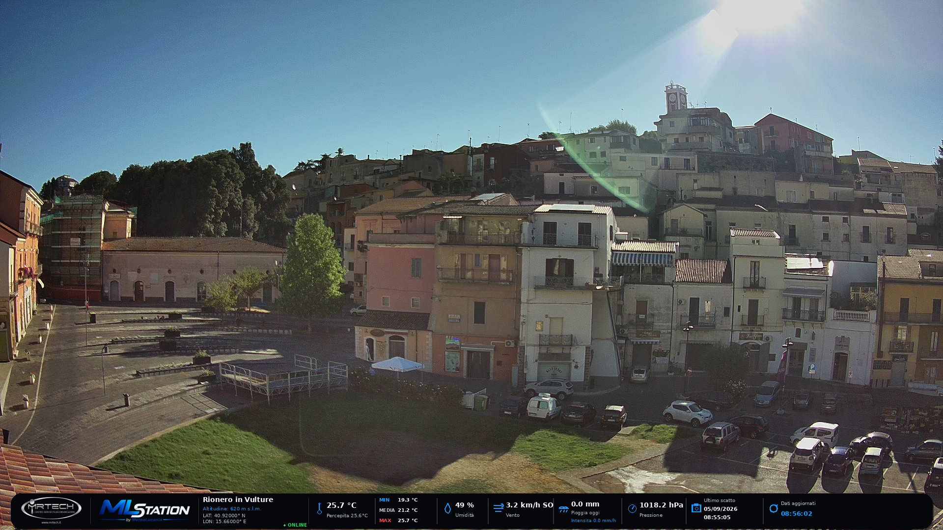 Webcam live di Rionero in Vulture