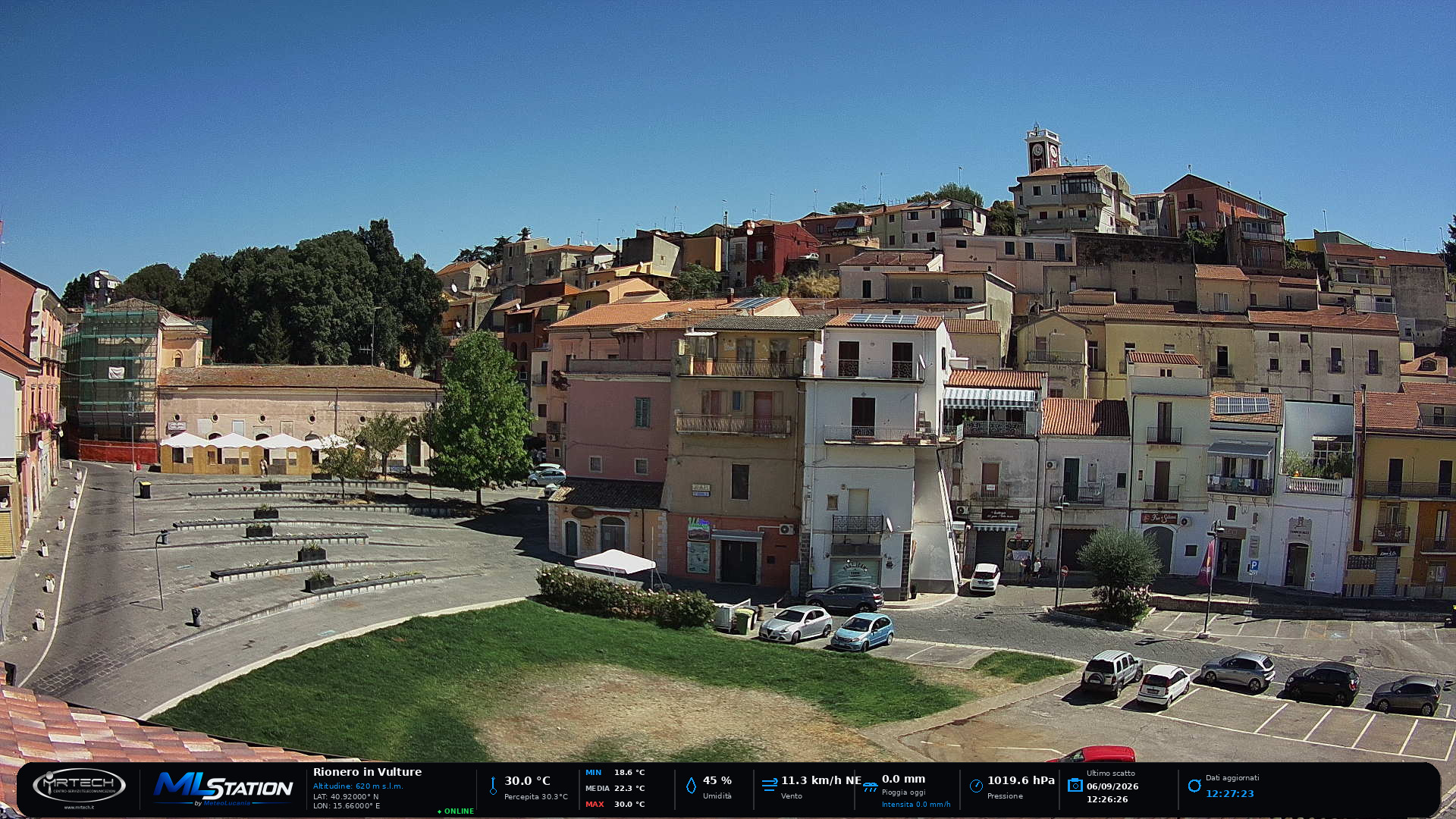 Webcam live di Rionero in Vulture