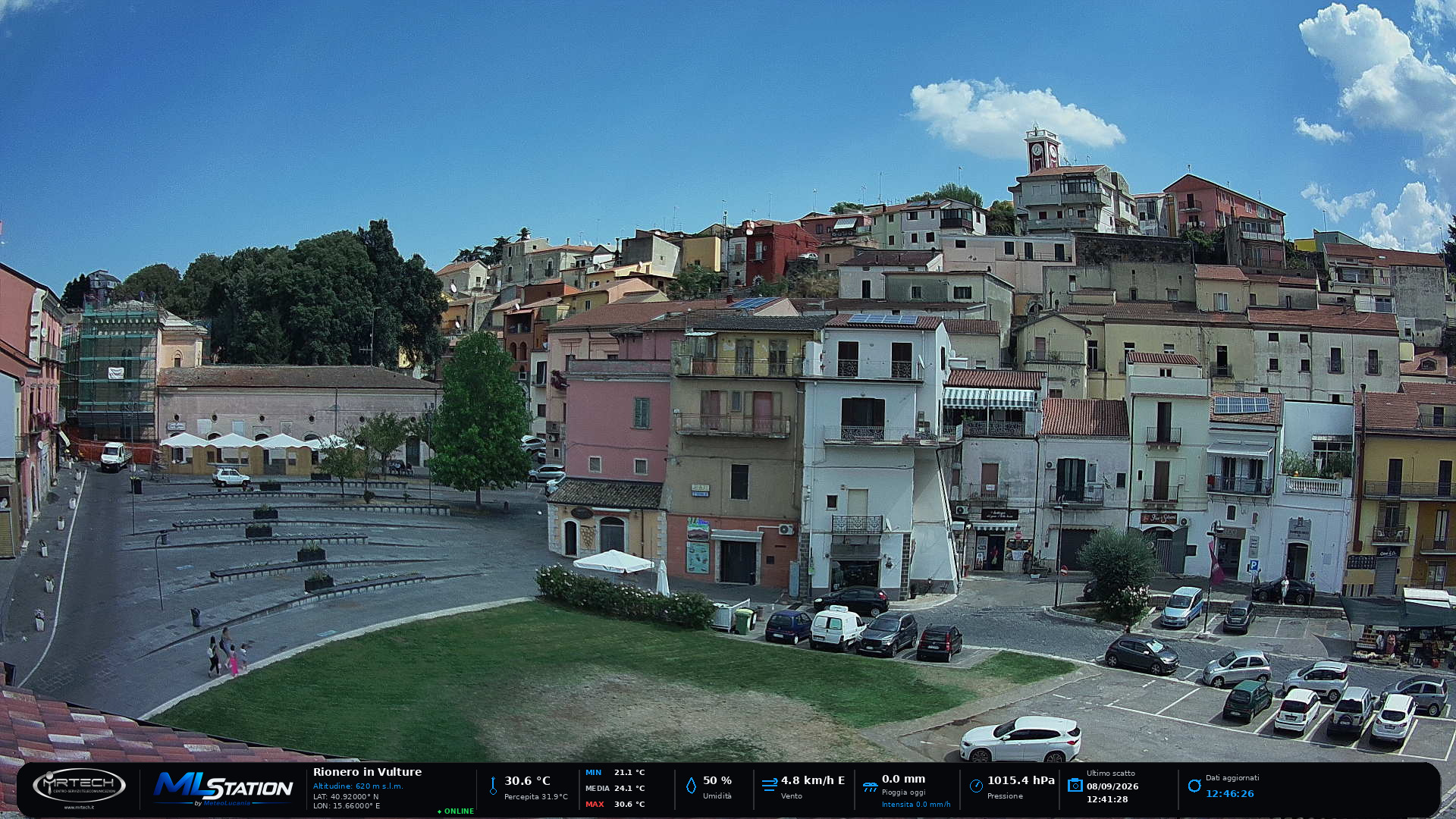 Webcam live di Rionero in Vulture