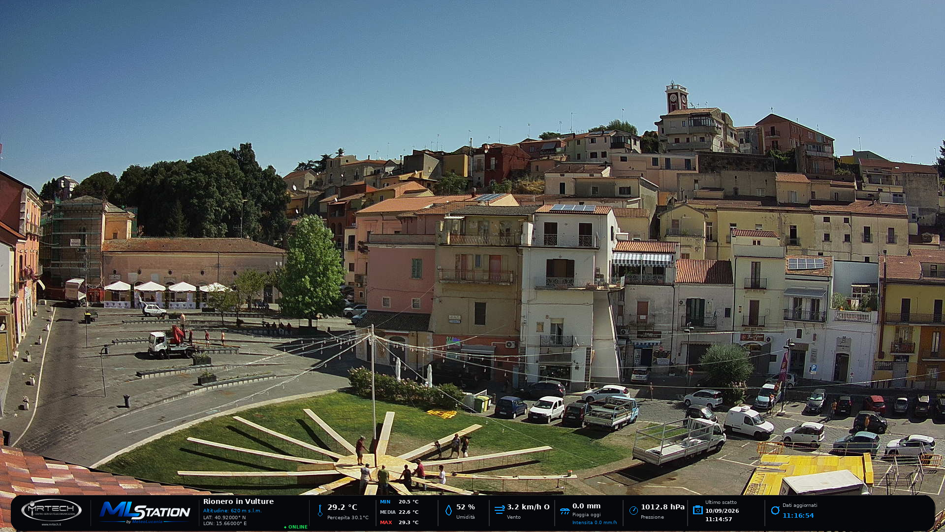 Webcam live di Rionero in Vulture