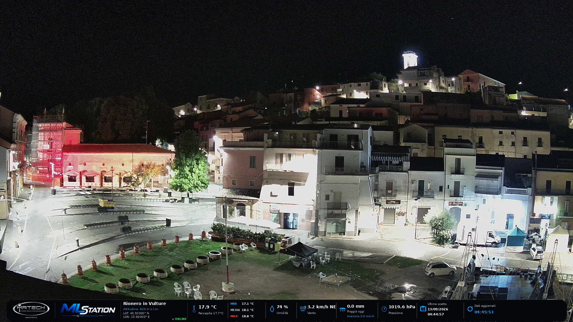 Webcam di Rionero in Vulture