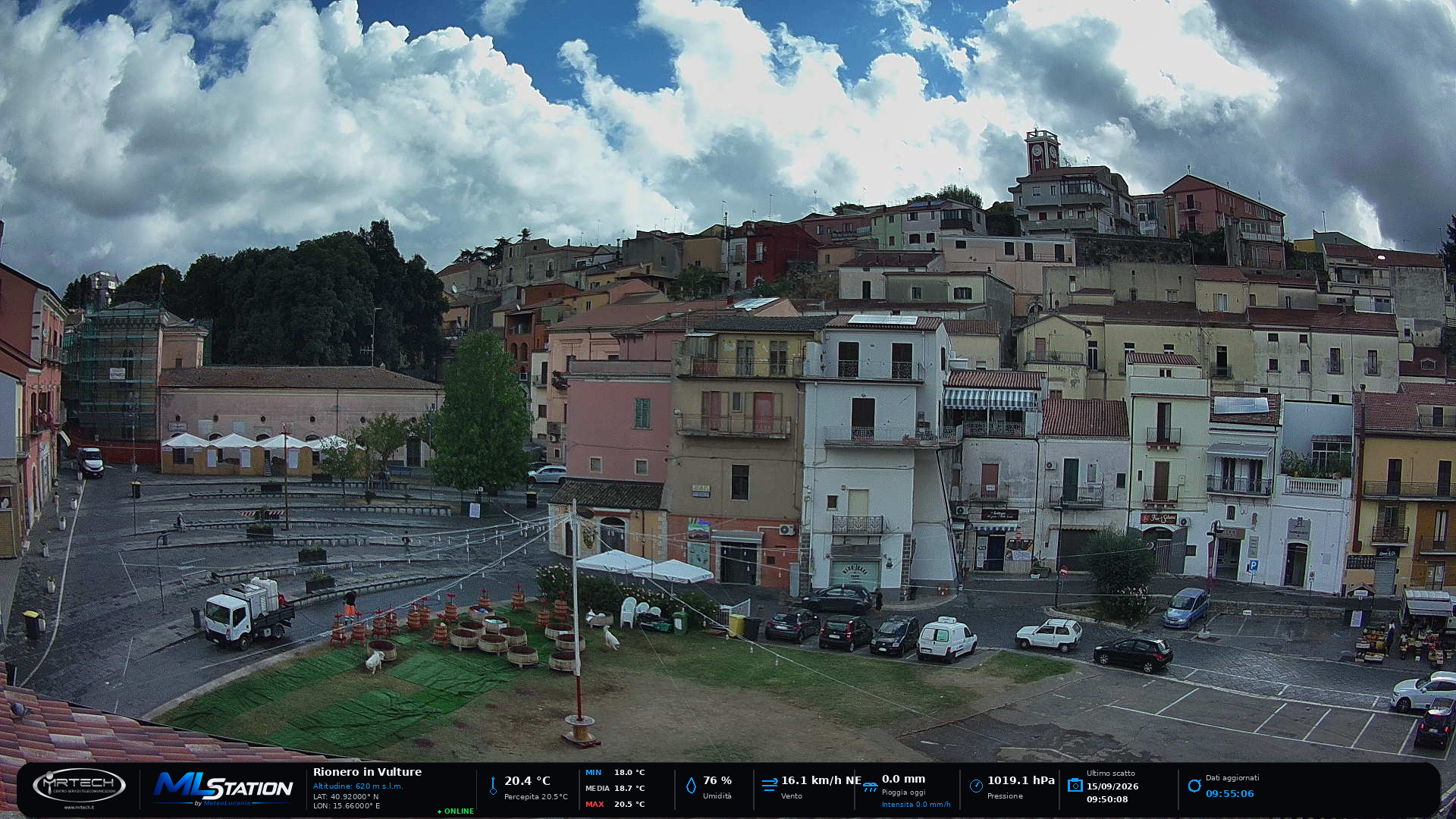 Webcam di Rionero in Vulture