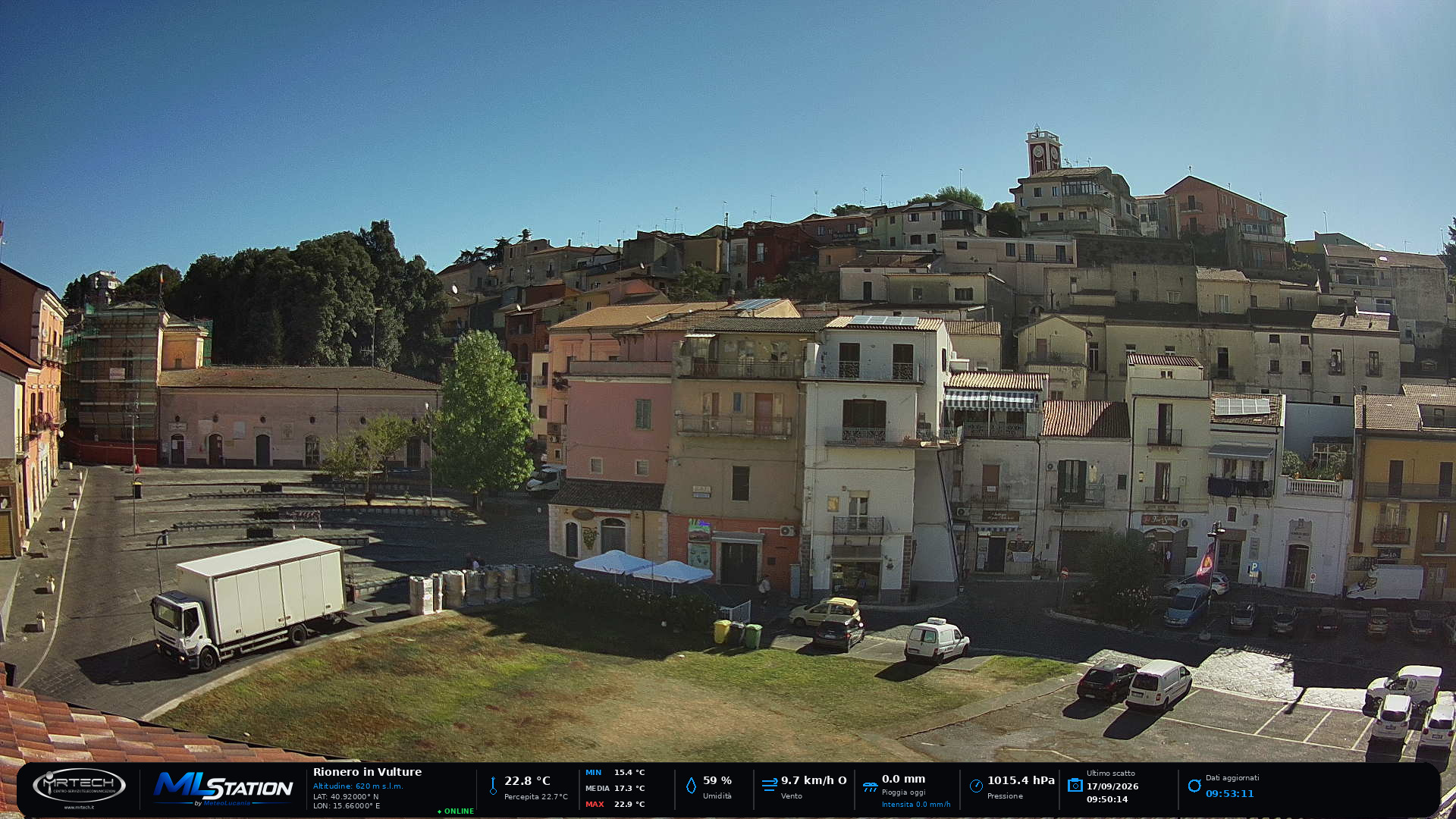 Webcam di Rionero in Vulture