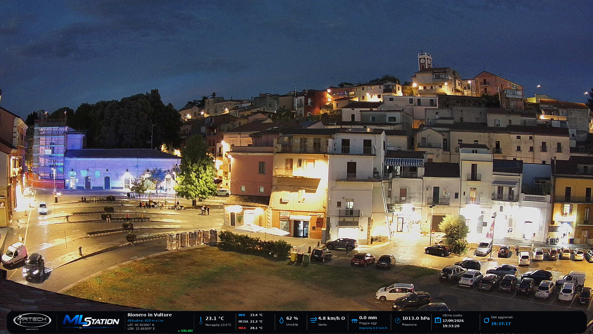 Webcam live di Rionero in Vulture
