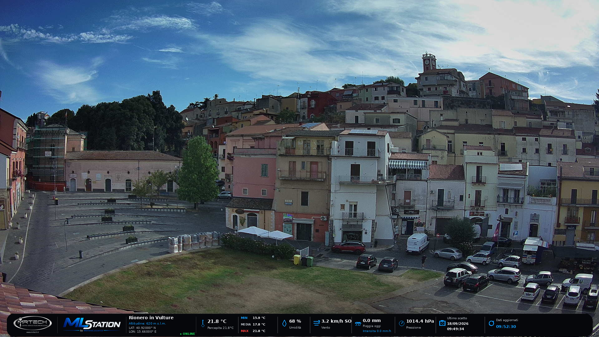 Webcam di Rionero in Vulture