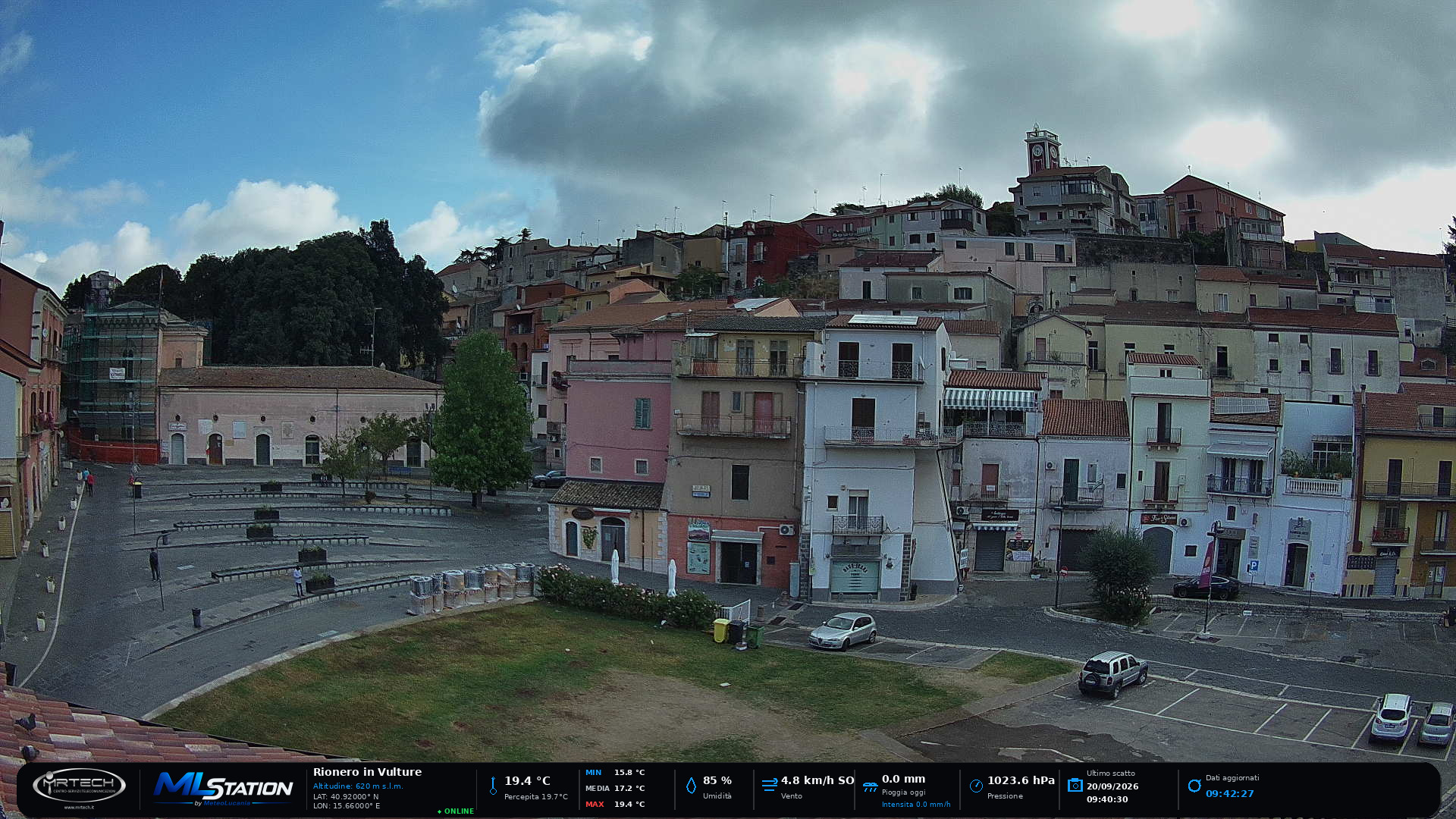 Webcam di Rionero in Vulture