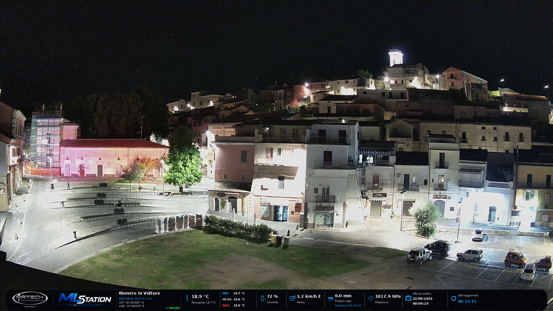 Webcam di Rionero in Vulture