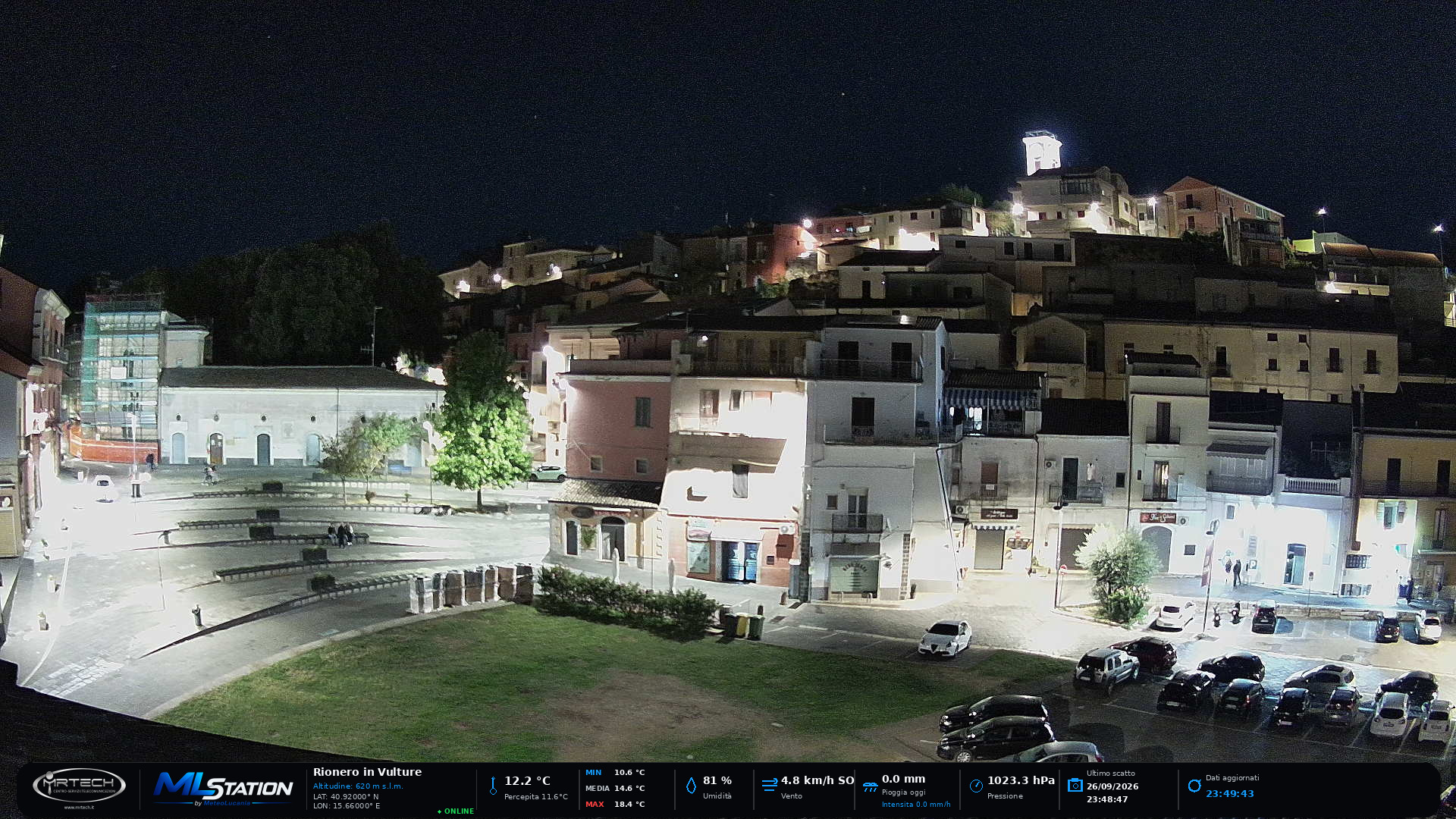 Webcam di Rionero in Vulture