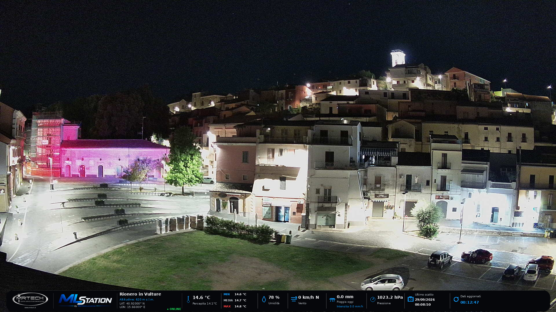 Webcam di Rionero in Vulture
