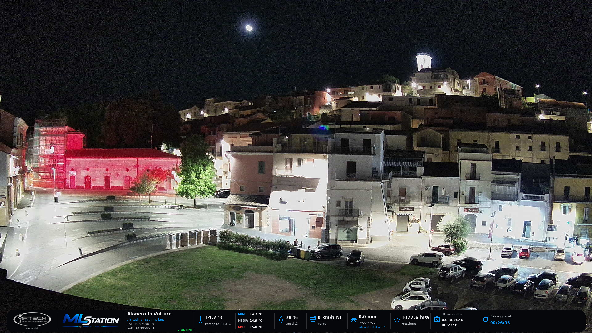 Webcam di Rionero in Vulture