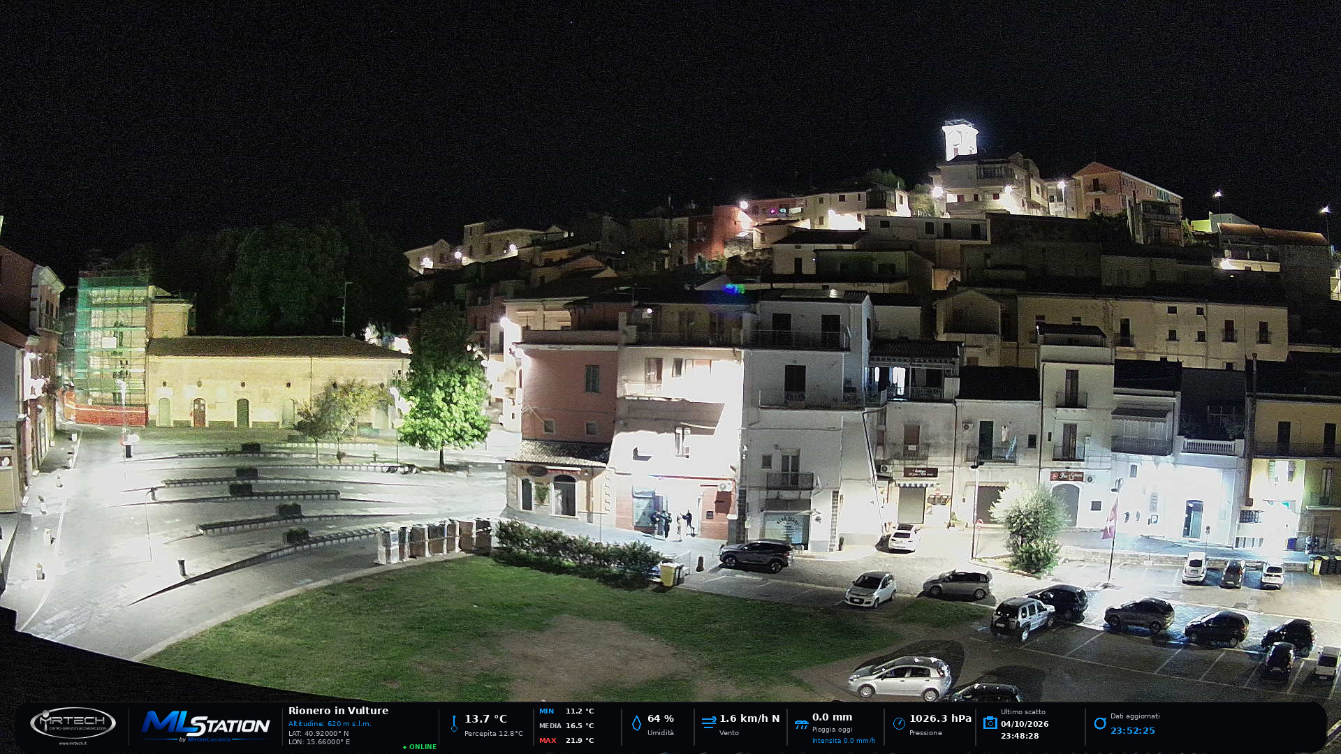 Webcam live di Rionero in Vulture
