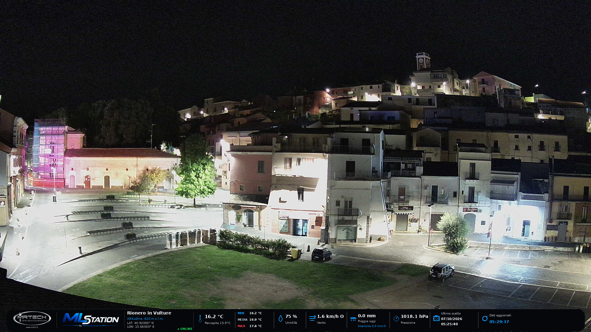 Webcam live di Rionero in Vulture