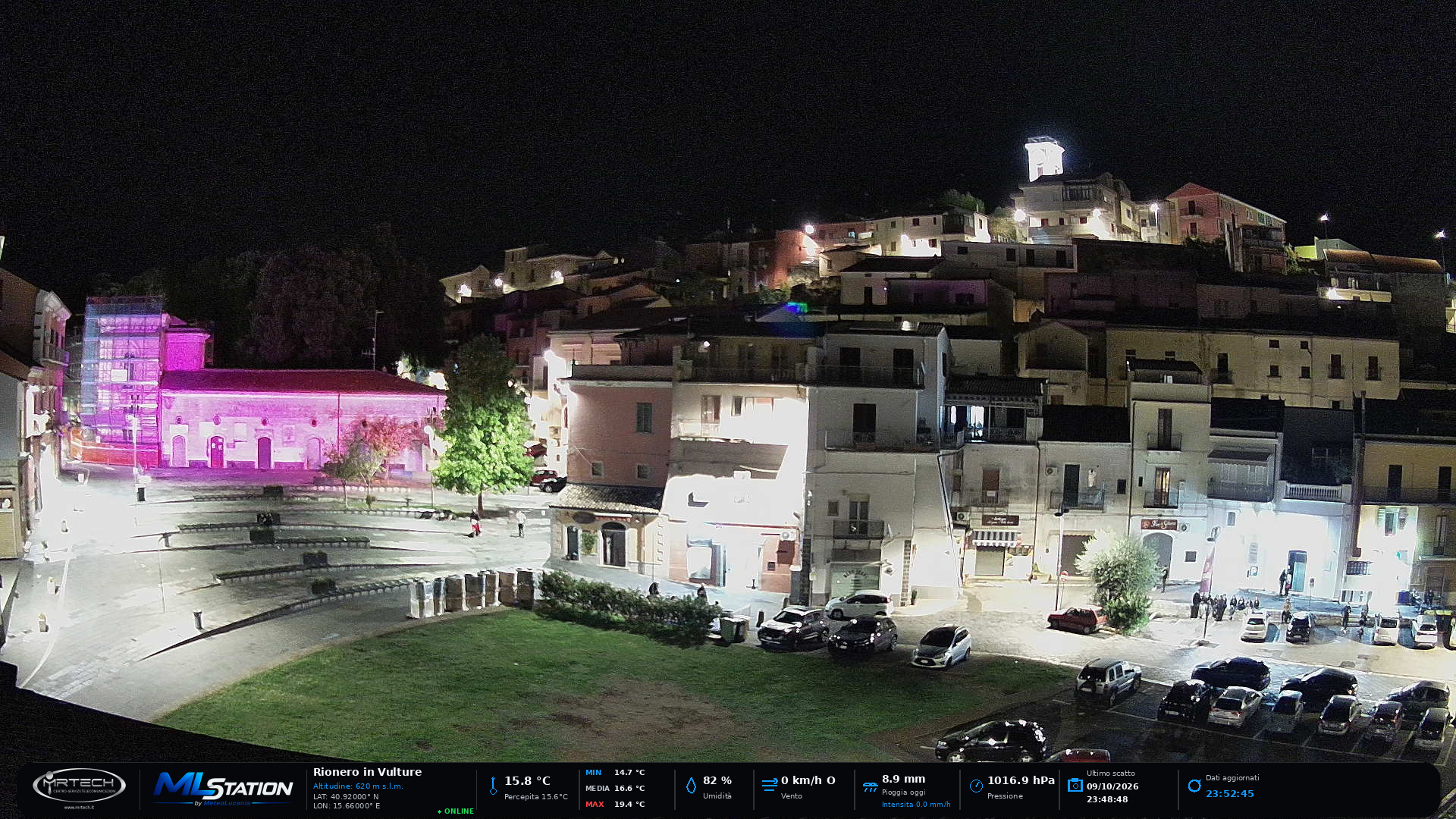 Webcam di Rionero in Vulture