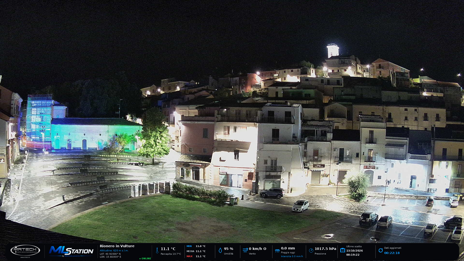 Webcam live di Rionero in Vulture