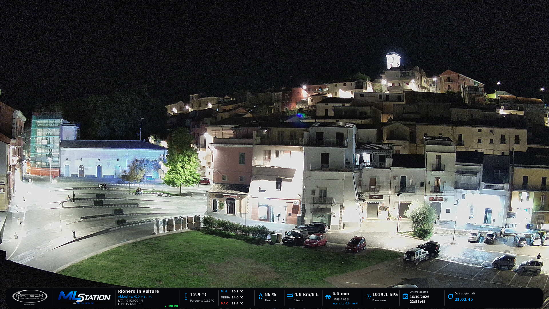 Webcam di Rionero in Vulture