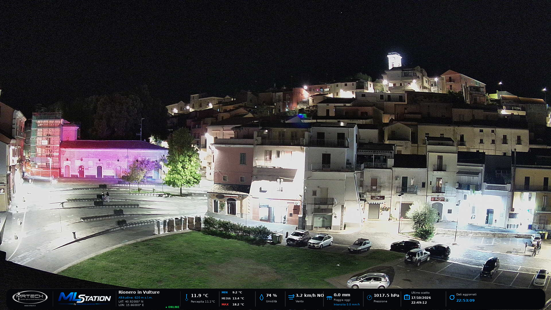 Webcam di Rionero in Vulture