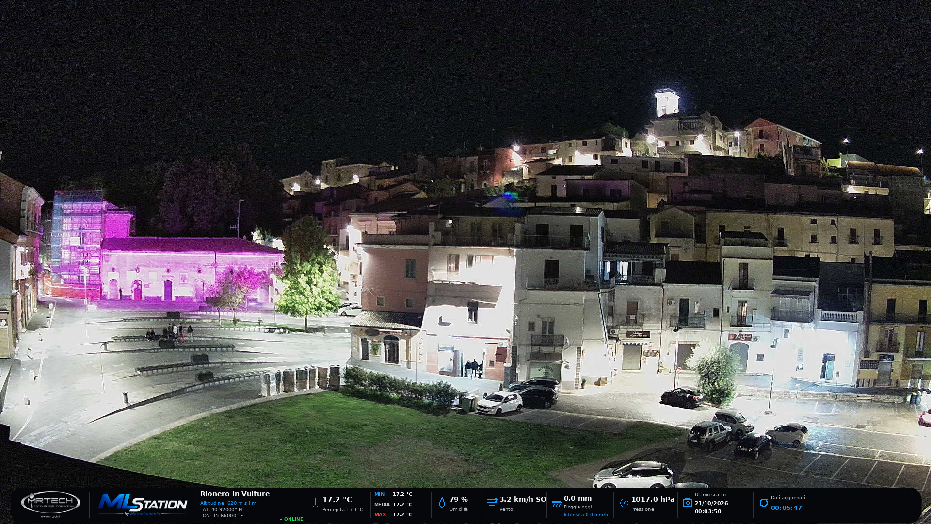 Webcam di Rionero in Vulture