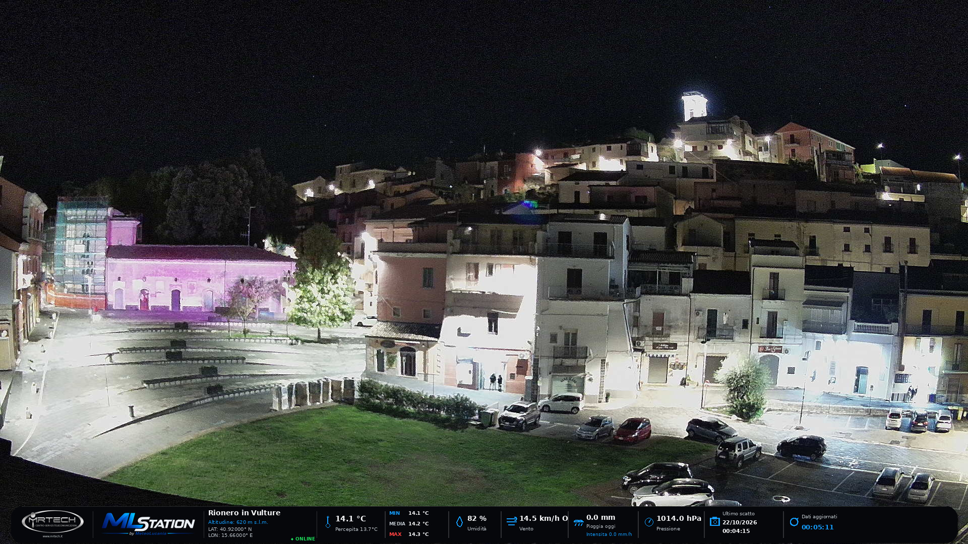 Webcam live di Rionero in Vulture