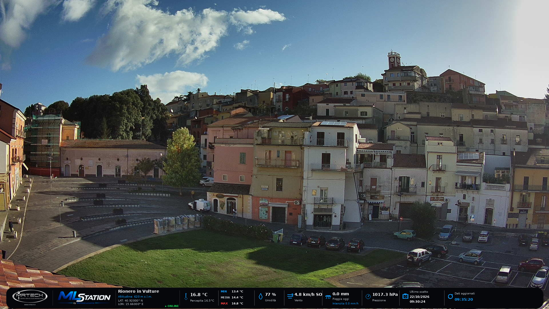 Webcam di Rionero in Vulture