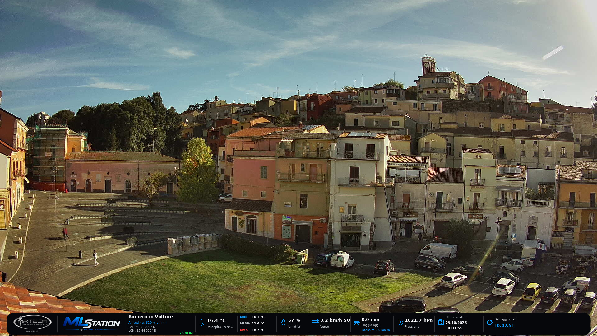Webcam di Rionero in Vulture