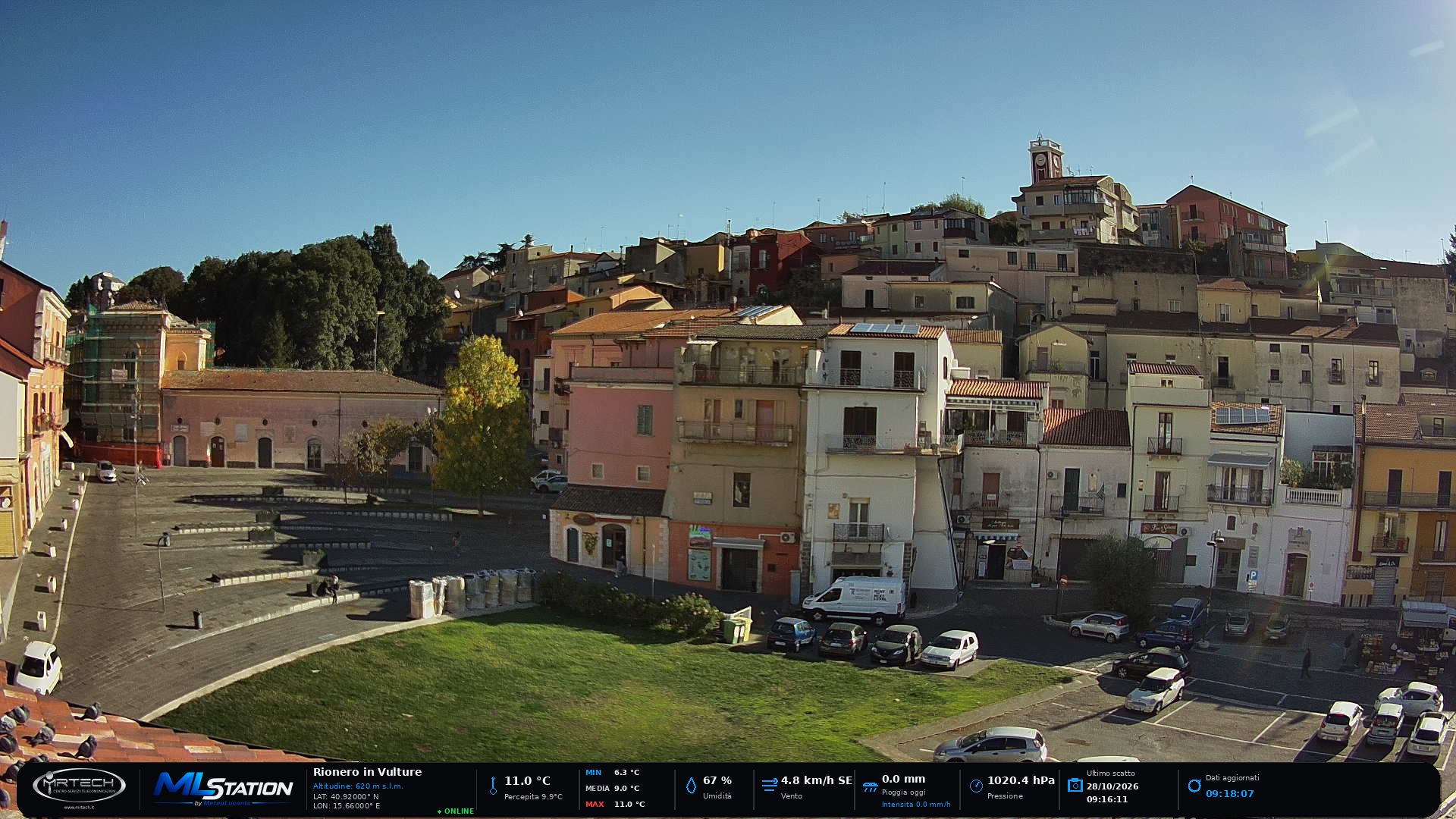Webcam di Rionero in Vulture