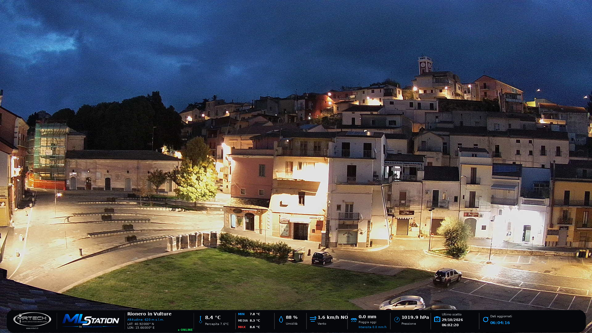 Webcam live di Rionero in Vulture